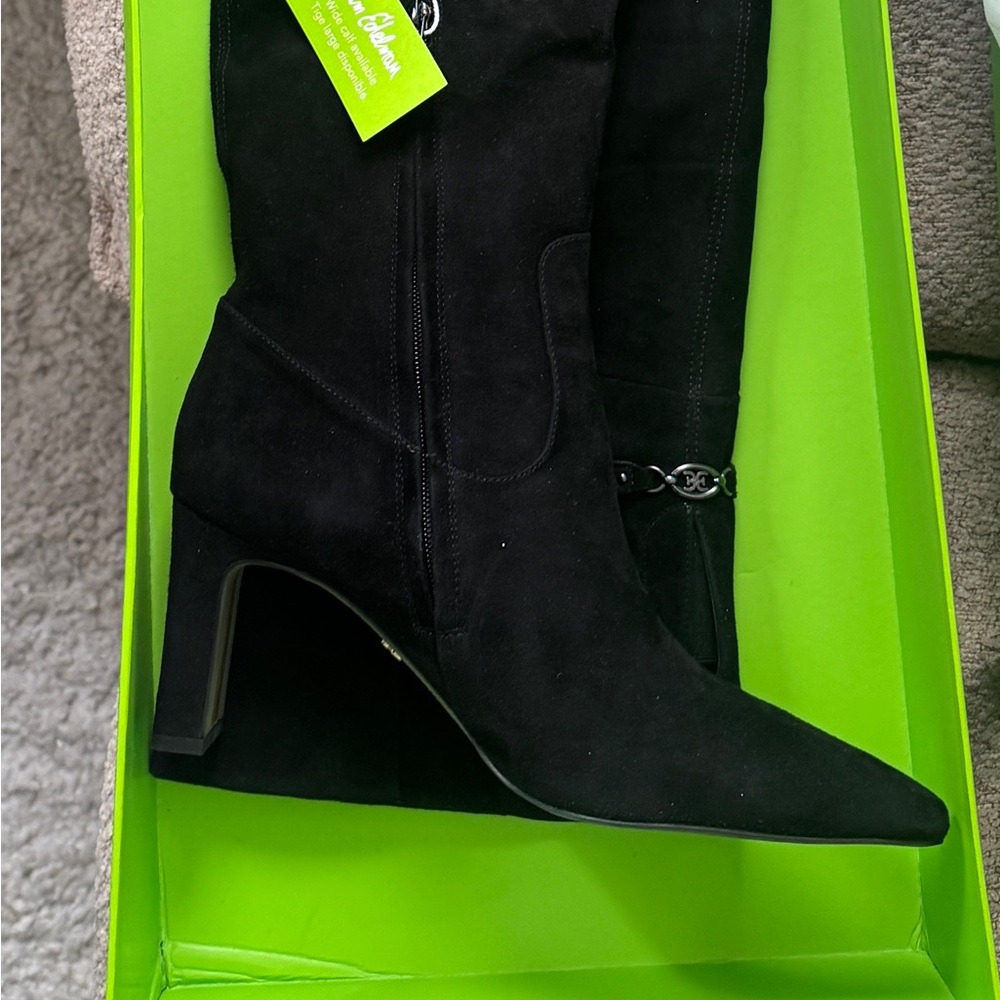 Sam Edelman Black Heeled Boots